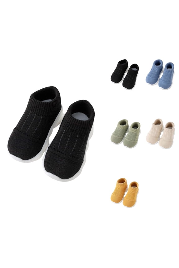 Baby First Walking Shoes, Soft Sole Sneakers for Toddlers, Breathable Comfortable Unisex Casual Footwear, Non-Slip Slippers for Daily Wear