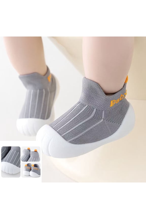 Baby First Walking Sneakers Soft Sole Breathable Toddler Sock Shoes Lightweight Comfortable Everyday Wear For Boys Girls