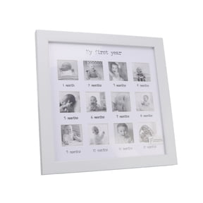 Baby Picture Frames in Black and White for Wall and Tabletop Display
