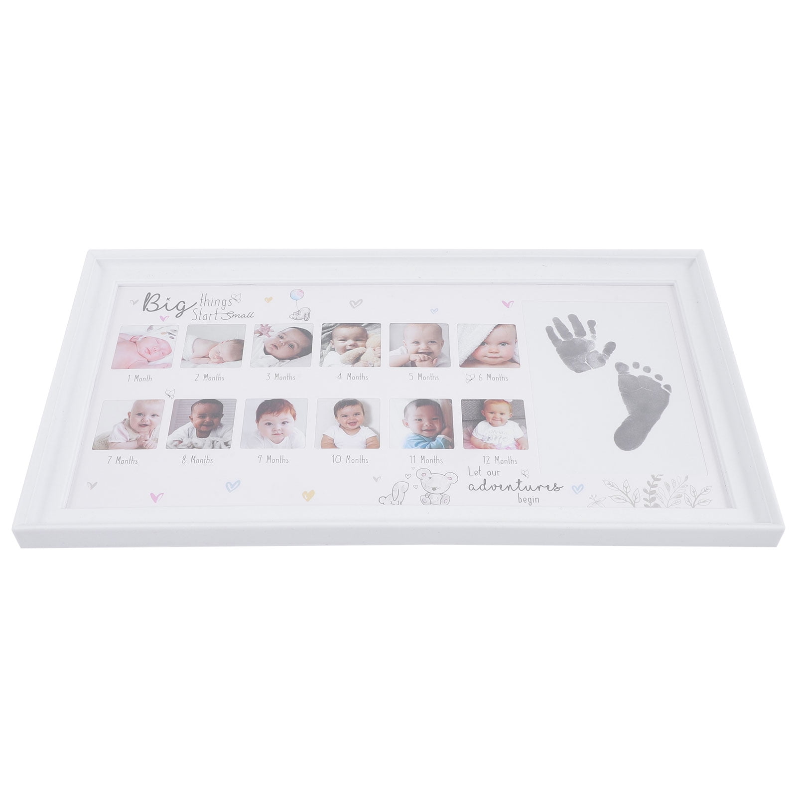 Baby First Year Picture Frame Infant Growth Frame 12 Month Milestone