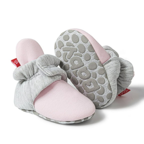 Baby Fleece Booties Newborn Unisex Booties Non-Slip Newborn Infant First Walkers Warm Shoes House Slippers for Baby Boys & Baby Girls Toddlers