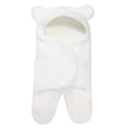 thumbnail image 1 of Baby Fleece Jumpsuits, Infant Newborn Plush Sleepwear Hooded Romper Warm Coat Flannel Fleece Jumpsuit Fuzzy Outwear, 1 of 6