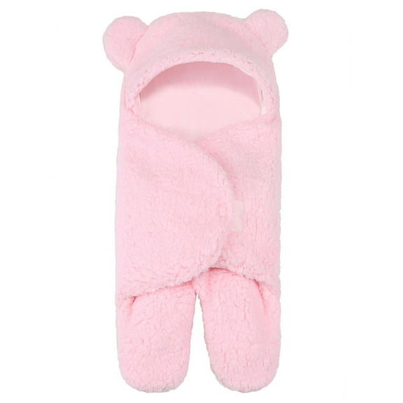 Baby Fleece Jumpsuits, Infant Newborn Plush Sleepwear Hooded Romper Warm Coat Flannel Fleece Jumpsuit Fuzzy Outwear