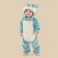 thumbnail image 1 of Baby Jumpsuits Toddler Animal Outfits Long Sleeve Outwear Winter Autumn Hooded Romper Baby Outfitss 3-6 Months, 1 of 3