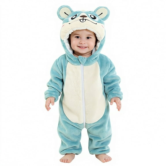 Baby Jumpsuits Unisex Toddler Animal Outfit Long Sleeve Outwear Baby Fall Outfits Clothes 6-12 Months
