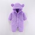 thumbnail image 1 of Baby Romper Cute Cartoon Animal Outfit Romper Hooded Bear Baby Clothes for Baby 3-6 Months, 1 of 2