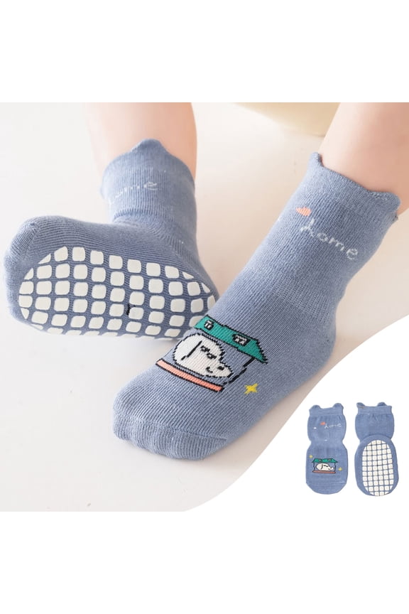Baby Floor Socks Baby Toddler Socks Cotton Breathable Non-slip Bottom Children's Socks Trampoline Socks