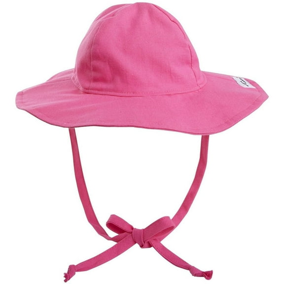 Baby Floppy Sun Hat UPF 50+, Highest Certified UV Sun Protection, Azo-free dye, Candy Pink Medium