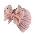thumbnail image 1 of Baby Floral Solid Hat Cap Bowknot Headband Headwear Accessories Bore Cap Hats for, 1 of 1