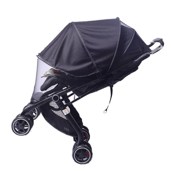 Baby Fly Net 360 Degree Full Wrap Protections Sunshade for Strollers and Bassinet Feature Two Way Zippered Design