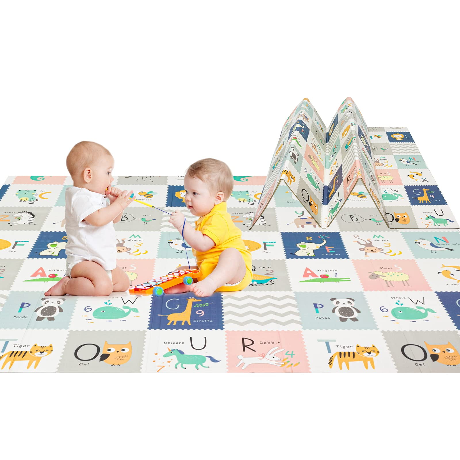 Baby Foam Play Mat for Playing Extra Large Foldable Baby Floor Crawling