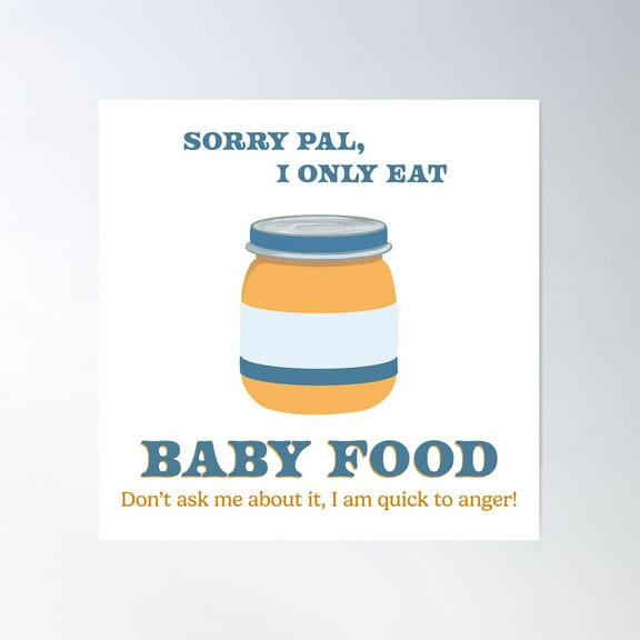 Baby Food Legion Logo Poster Wall Art, Modern Wall Decor For Living Room Bedroom, 24x24 UNFRAMED