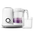 thumbnail image 1 of Baby Food Maker 4 in 1 Puree Blender Auto Grinding Knob Control Dishwasher Safe, White for aged 6 months to 2, 1 of 10