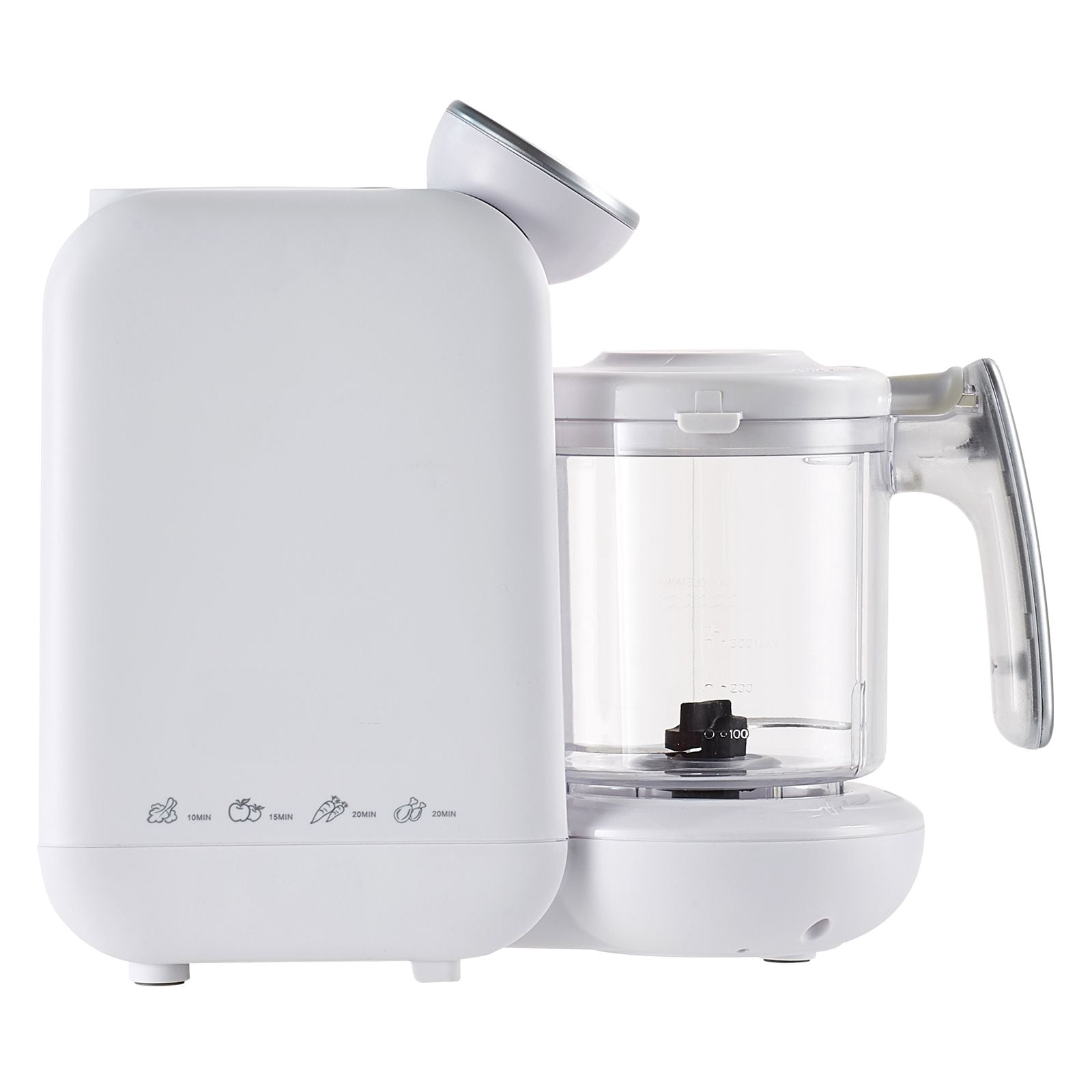 5-in-1 Baby Food Maker, 430W Steamer & Blender, 750ml Tritan Bowl, Stainless Steel Grinder for Puree, Fruit, Veggie, Meat – Easy Baby Food Processor