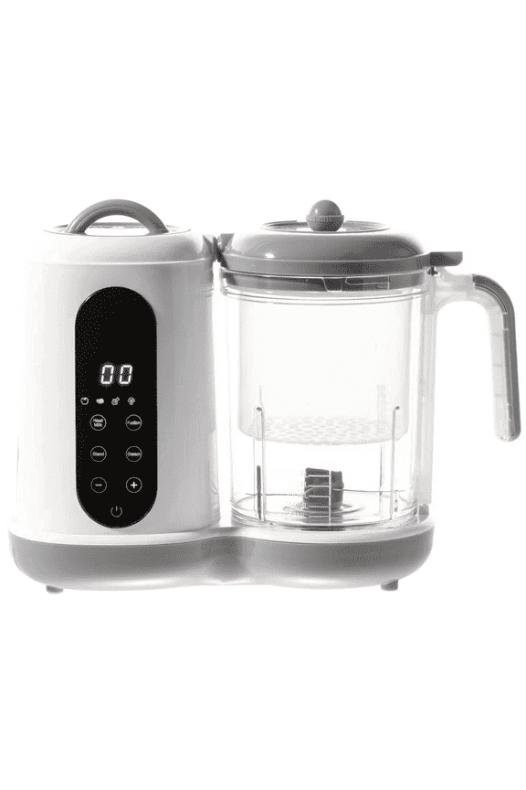 4-in-1 Automatic Corded Electric Baby Food Processor, Compact Baby Food Steamer and Blender for Healthy Homemade Meals