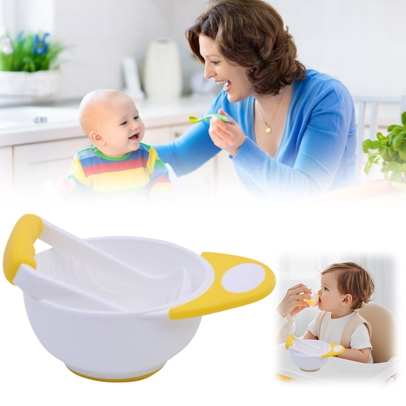 Baby Food Masher Bowl Set with Handle for Vegetable Puree Grinding Toddler Tableware