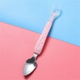 thumbnail image 1 of Baby Food Scraper – Fruit Puree Spoon | Double-Headed Design, 304 Stainless Steel, Easy-Grip Handle, Soft Feeding Tool, Detachable for Quick Clean Up, 1 of 5