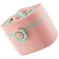 thumbnail image 1 of Baby Formula Dispenser On The Go, Formula Container To Go, Formula Holder for Travel, Outdoor Picnic with Baby Infant, Portable Container for Milk Powder, Snacks, Candy, Fruits,4.52x3.74x4.01",Pink, 1 of 9