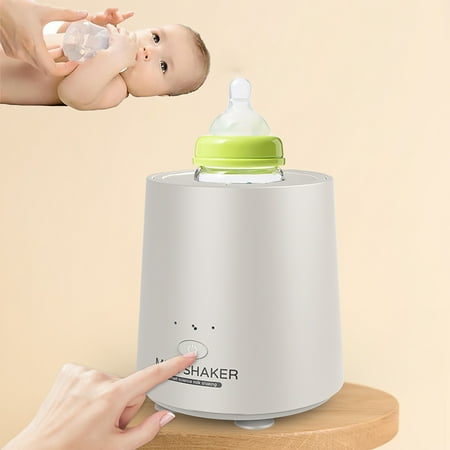 Baby Formula Dispensers & Mixers,360 -Degree Two -Way Shaking Milk,Shake Milk Evenly and Less Bubbles,Three -Gear Timing Milk,Wireless Portable Milk Shake Baby Bottle Shaker