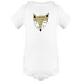 thumbnail image 1 of Baby Fox Head Sleeping Baby Art Bodysuit Infant -Image by Shutterstock,  6 Months, 1 of 2