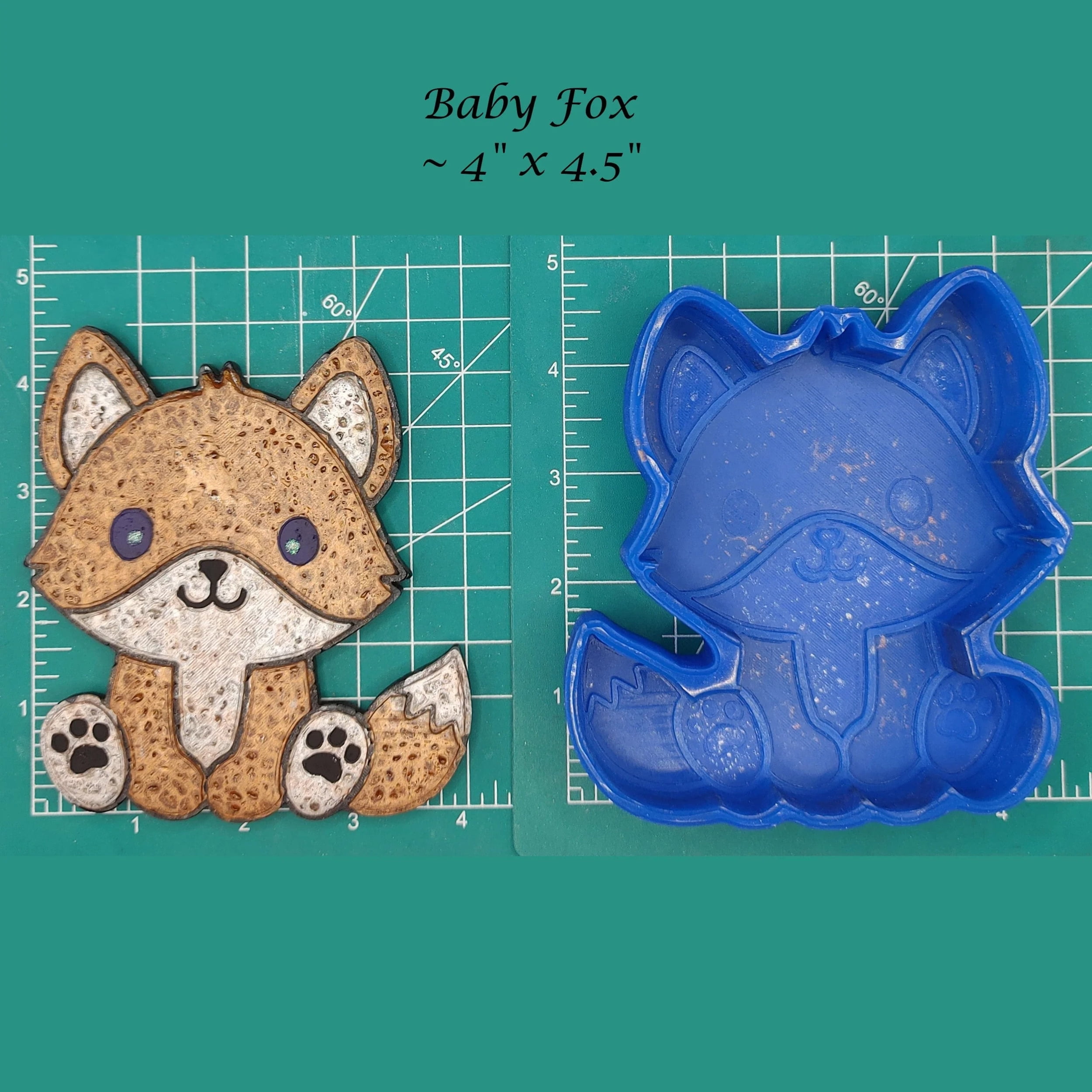 Baby Fox Silicone Freshie Mold