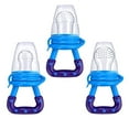 thumbnail image 1 of Baby Fruit Feeder Pacifier 3Pack-Fresh Food Feeder-Silicone Nipple Teething Toy-Silicone Pouches for Toddlers & Kids, 1 of 6