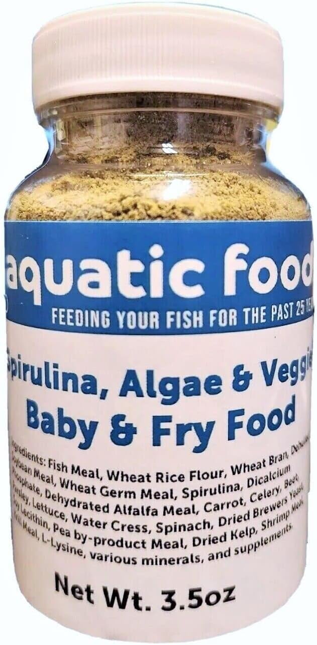 Baby & Fry Food of Spirulina, Algae, Vegetables for Tropicals, Koi