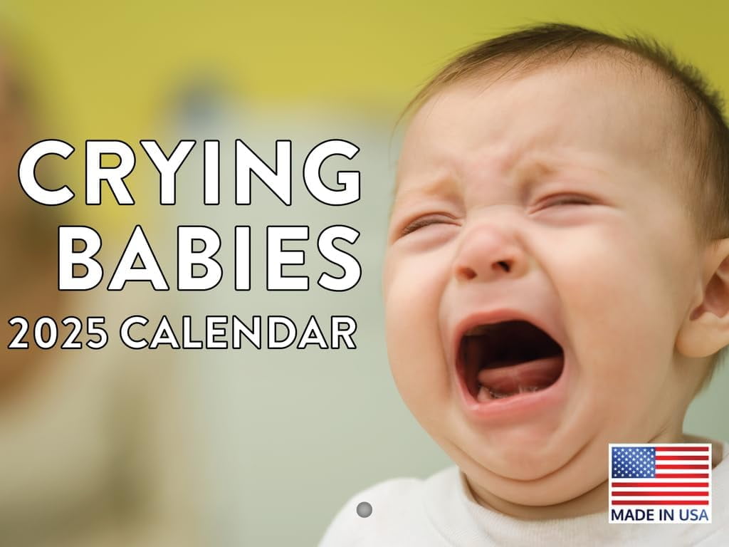 Baby Funny Gag Gift Calendar 2025 Monthly Wall Calender 12 Month