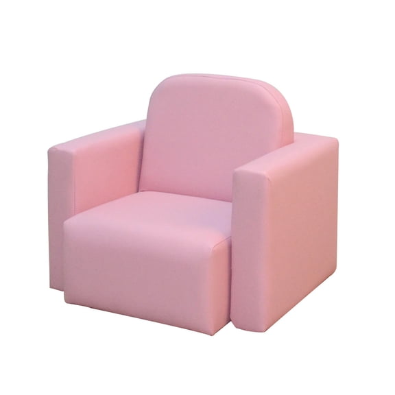 Baby Furniture, 2-in-1 Multifunctional Kids Sofa Convertible Table and Chair Set for 3 years old Boys Girls, Pink, Pink Kids Furniture,Pvc Kids Furniture, Furniture Youth, Kids & Baby Furniture