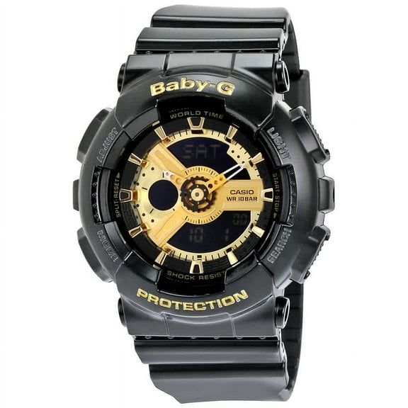 Baby G Black Resin Ladies Watch BA110-1A