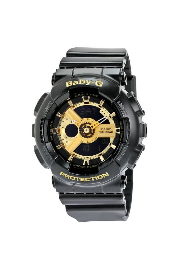 Baby G Black Resin Ladies Watch BA110-1A