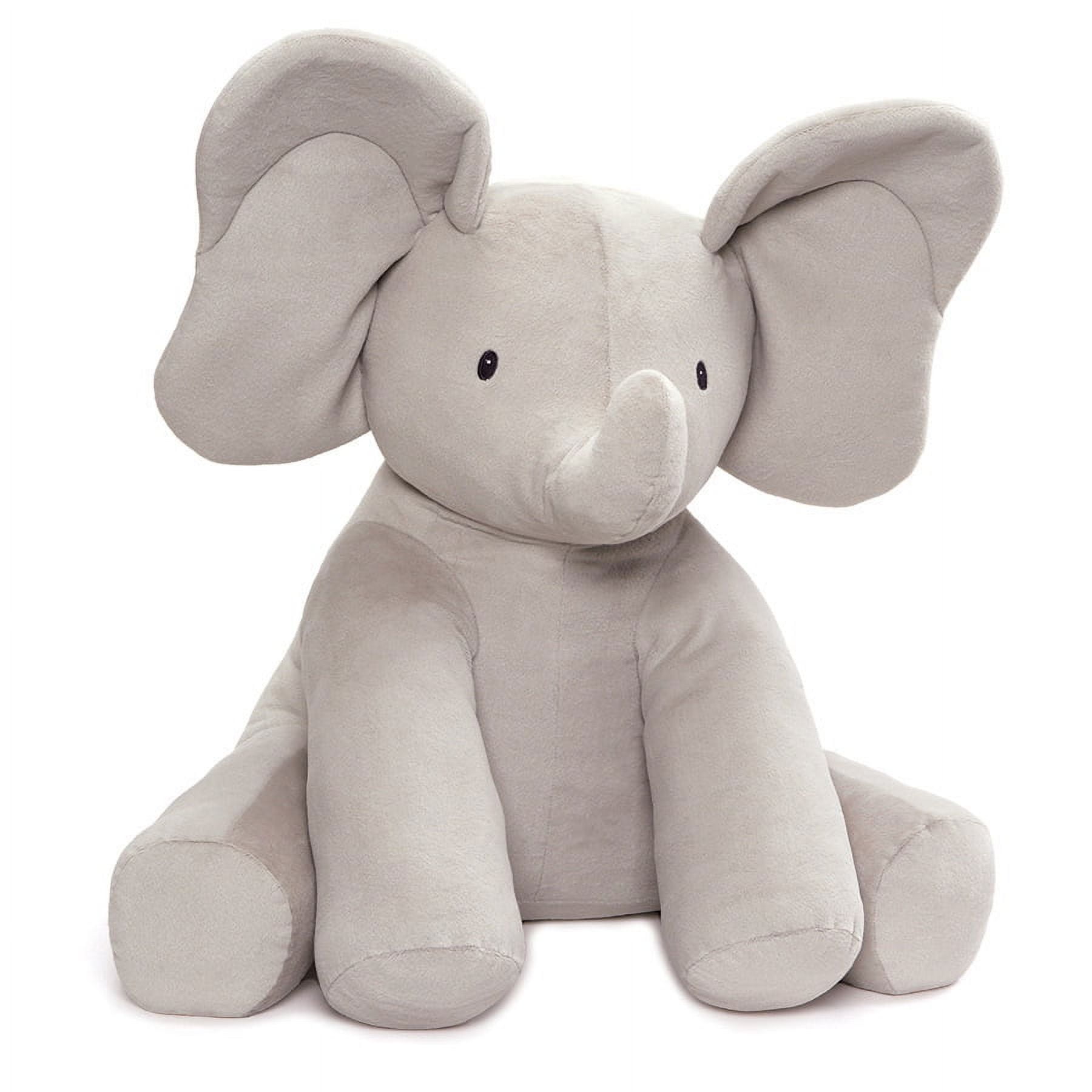 Baby GUND Jumbo Flappy the Elephant Plush Stuffed Animal Gray 24