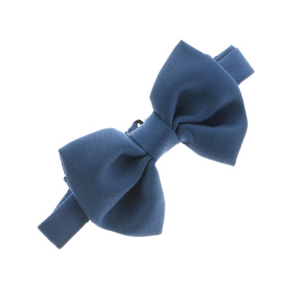 Baby Gabardine Adjustable Pre-Tied Bow Tie - Light Navy