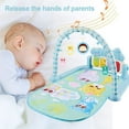 Baby Games Activity Fitness Mat Fitness Frame Baby Music Game Mat Baby Foam Mats for Crawling