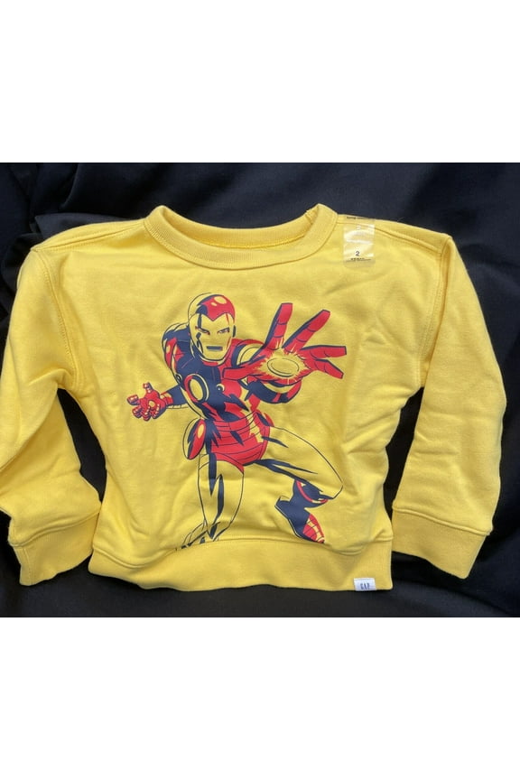 Baby Gap French Terry Iron Man Sweatshirt 2 Years