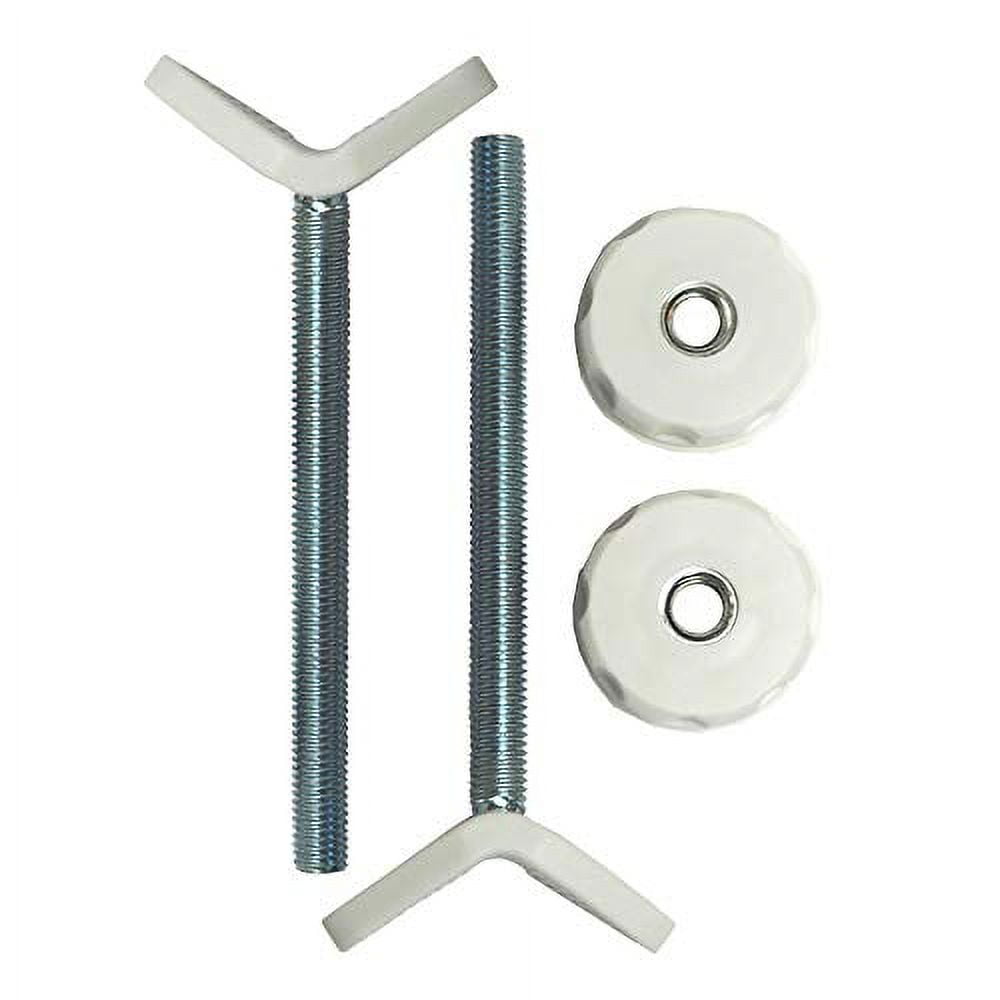 EKDJKK 2PCS Extra Long Y Spindle Adapter M10 - 12.5cm White Banister Extenders For Baby Gates