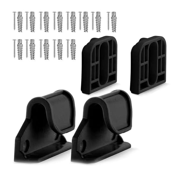 Baby Gate Replacement Part Set Wall Mounting Retractable Pet Gate Component Fixing Board Screws for Daily Home Use