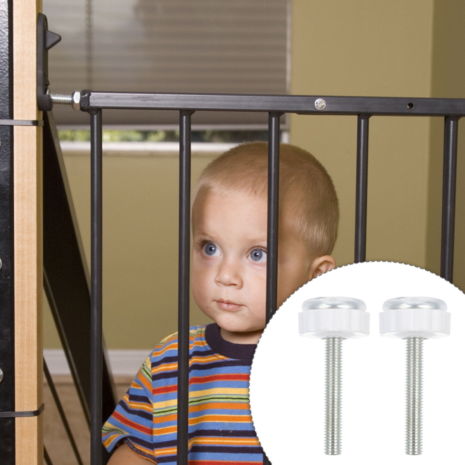 Baby Gate Threaded Spindle Rods 4pcs Baby Gate Threaded Spindle Rods