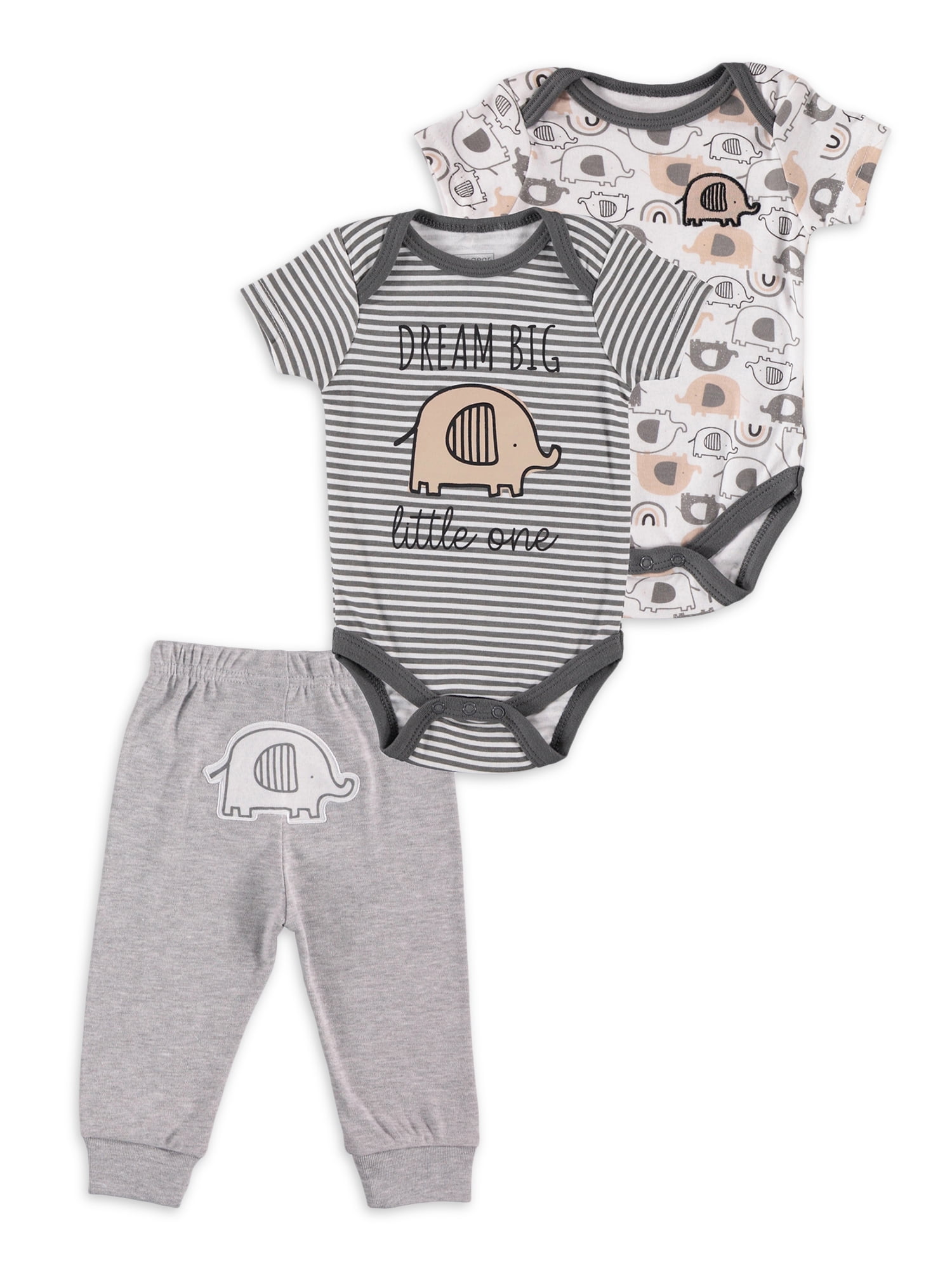 St. Louis Cardinals Newborn & Infant Three-Piece Turn Me Around Bodysuits &  Pant Set - Gray/White/Red