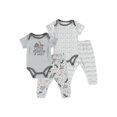 thumbnail image 1 of Baby Gear Baby Boy 4 PC Jogger Set, Sizes Newborn-9 Months, 1 of 4