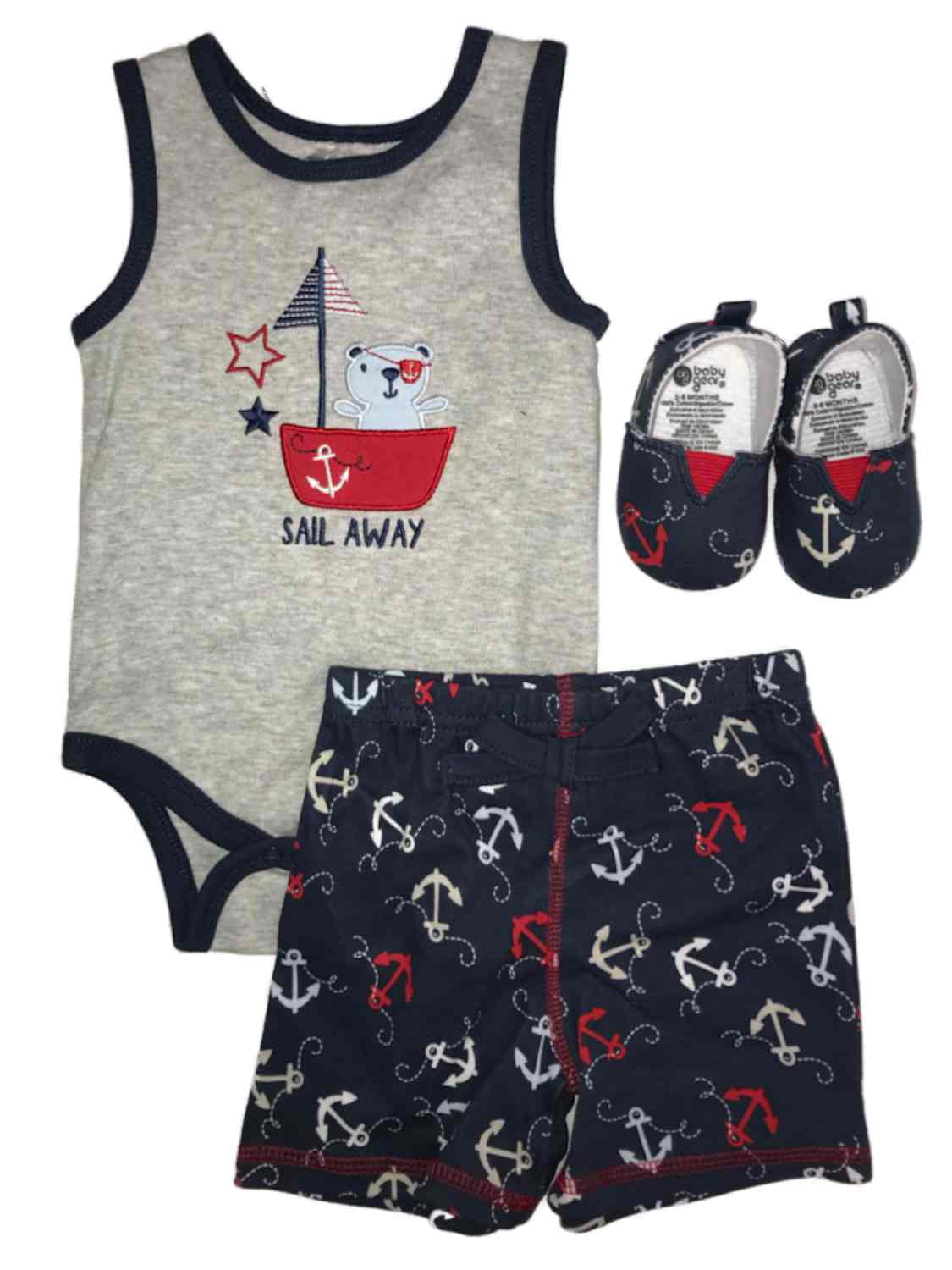 New. 18/24M. Sail Away 3pc Outfit store