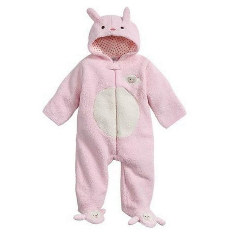 Baby Girls' Ivory Hooded Jumpsuit Baby Girls' Ivory Hooded Jumpsuit