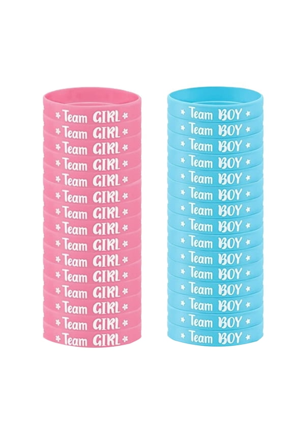 Baby Gender Expose Celebration Bracelets Unisex Baby Gender Expose Party Bracelets Gender Expose Party Decors