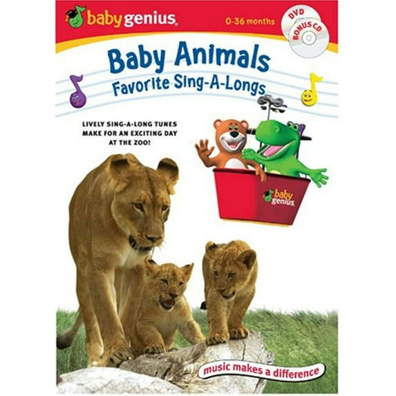Baby Genius® Baby Animals Favorite Sing-A-Longs (DVD & Bonus CD)