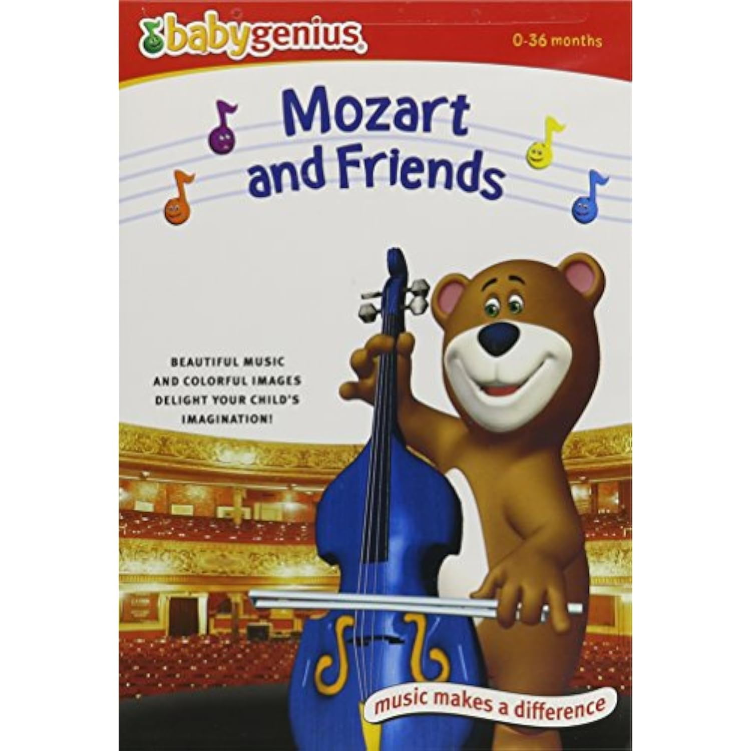 Baby Genius Mozart and Friends NEW DVD Singing Learning