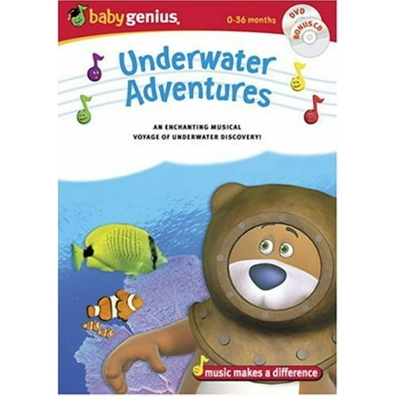Baby Genius Underwater Adventures w/bonus Music CD [DVD]