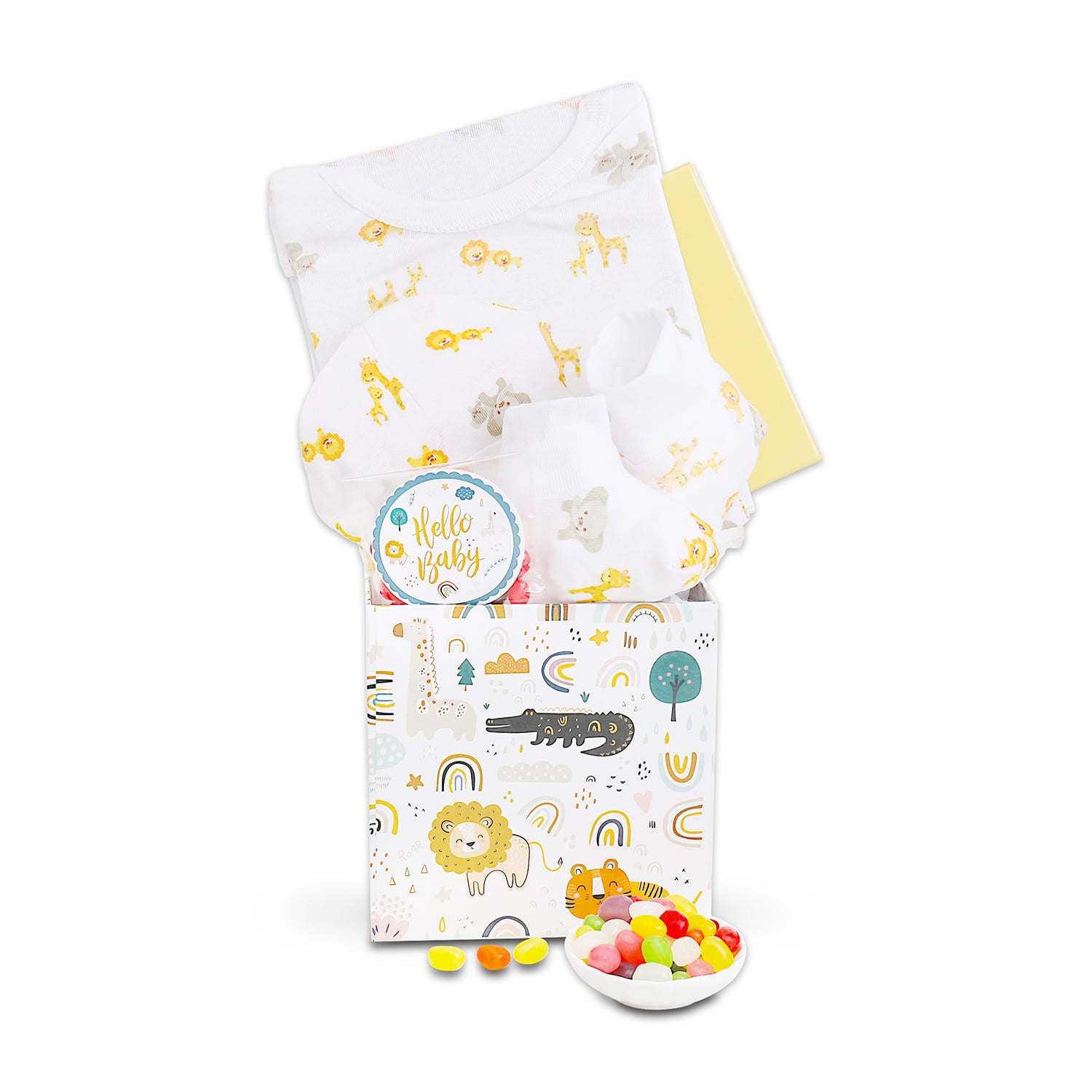 Alder Creek Gift Baskets Baby Gift Box (4 Items)
