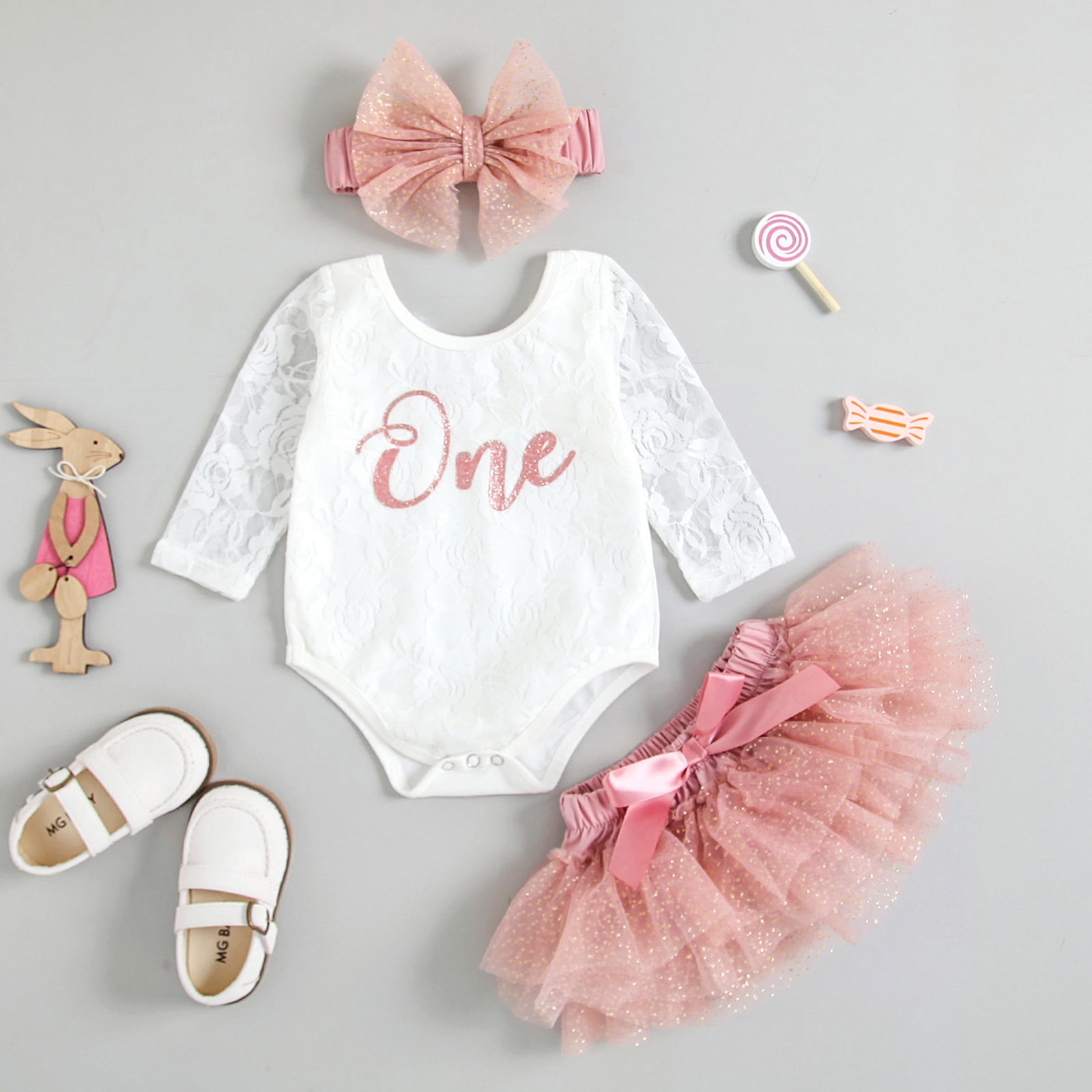  Baby girl princess birthday outfit First birthday outfit  toddler girl princess dress peach tutu and headband customized birthday  outfit : Handmade Products