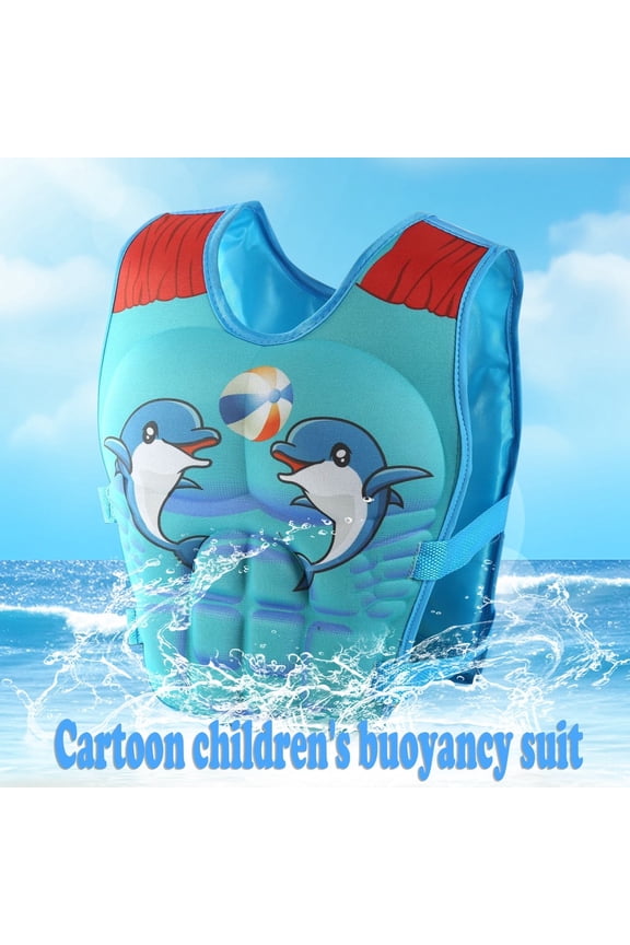 Baby Girl Bathing Suit Muscle Children's Life Jacket Hand Sleeve Baby Learn Swimming Buoyancy Vest Bathing Suits for Teens Sky Blue 2 years-6 years