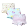 thumbnail image 1 of Baby Girl Bloomers Kids Girls Cute Cartoon Soft Boxer Briefs Toddler Baby Underwear Hipster Panties 3 Pack,Light Purple, 1 of 2